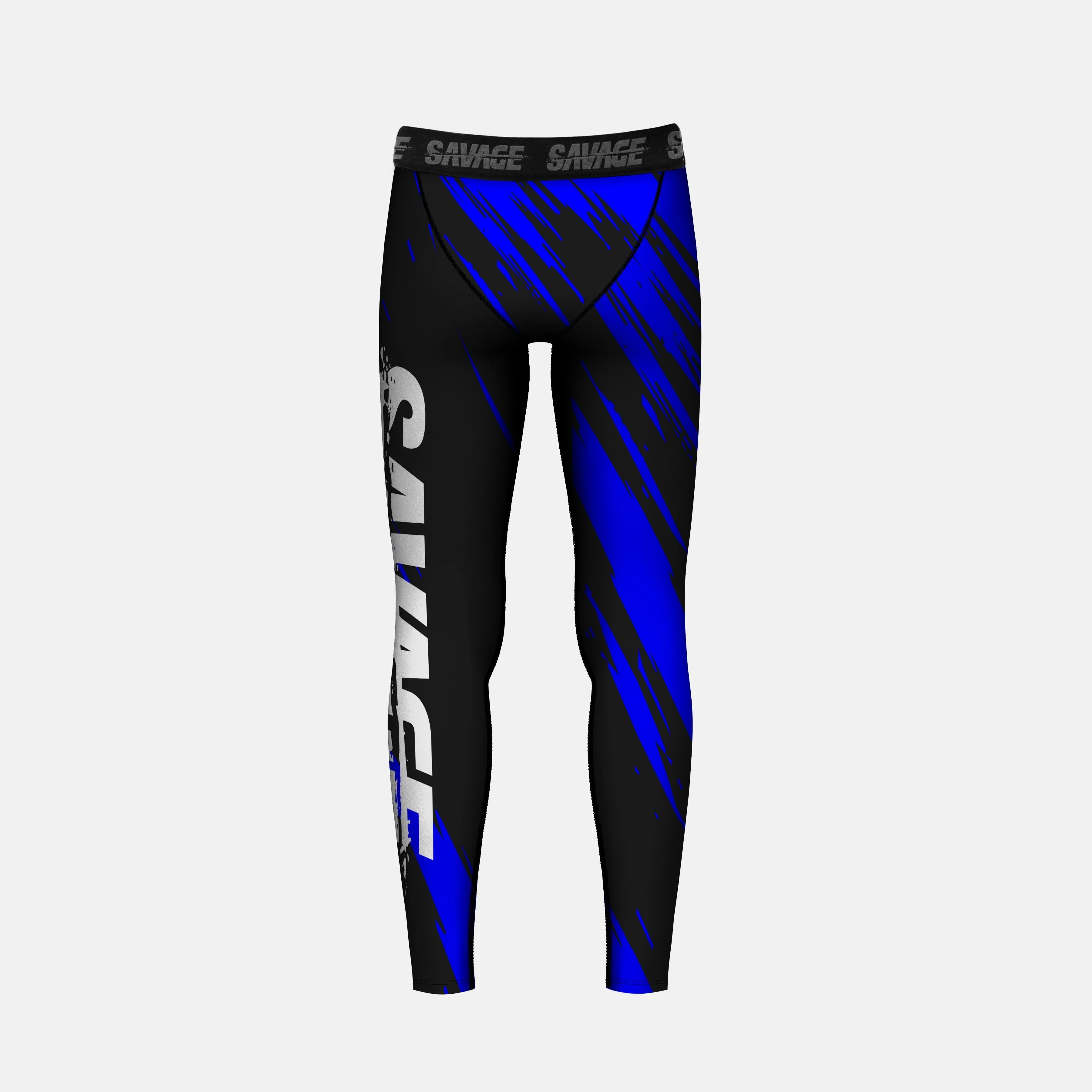 Savage Blue Kids compression tights / leggings