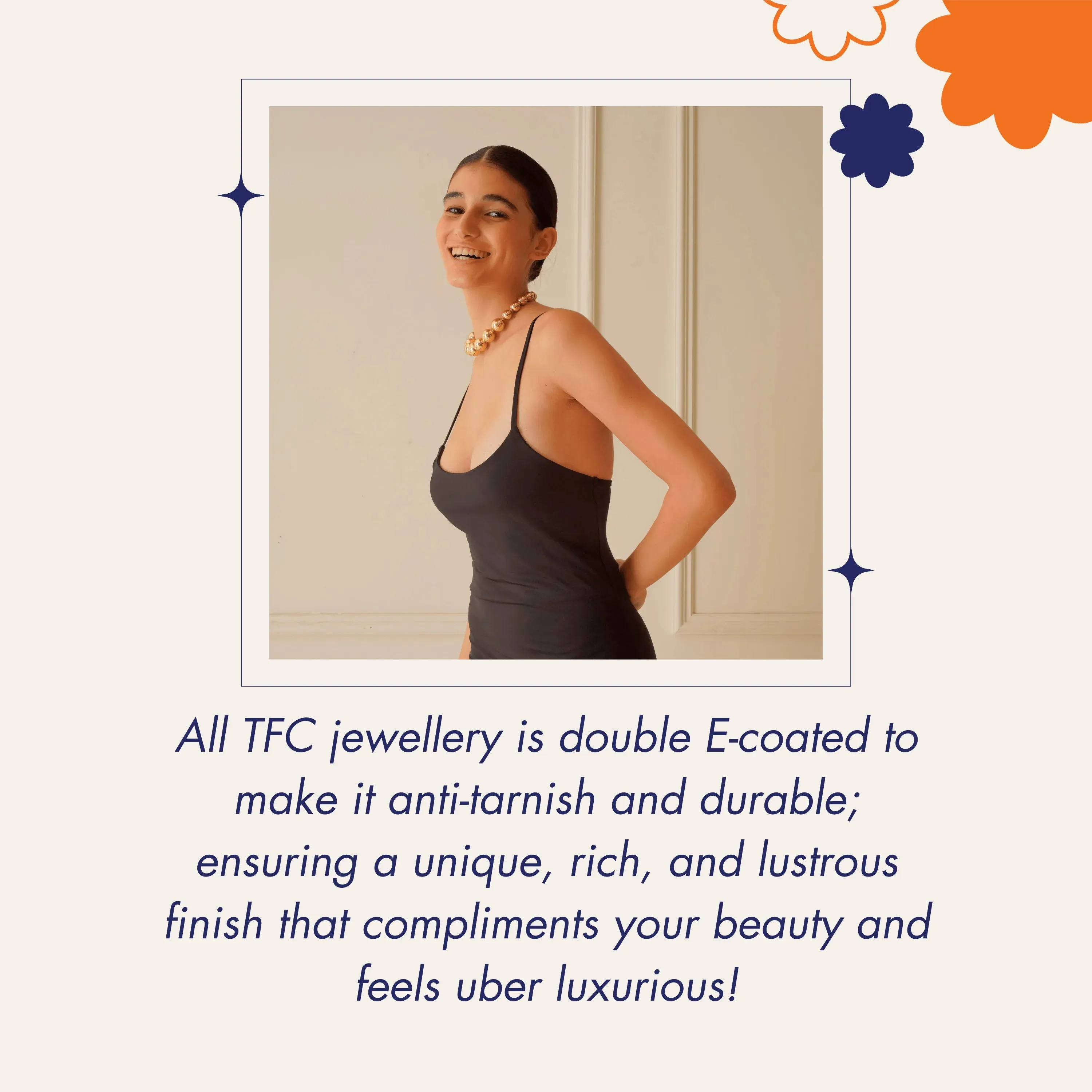 TFC Letter- D Gold Plated Adjustable Ring