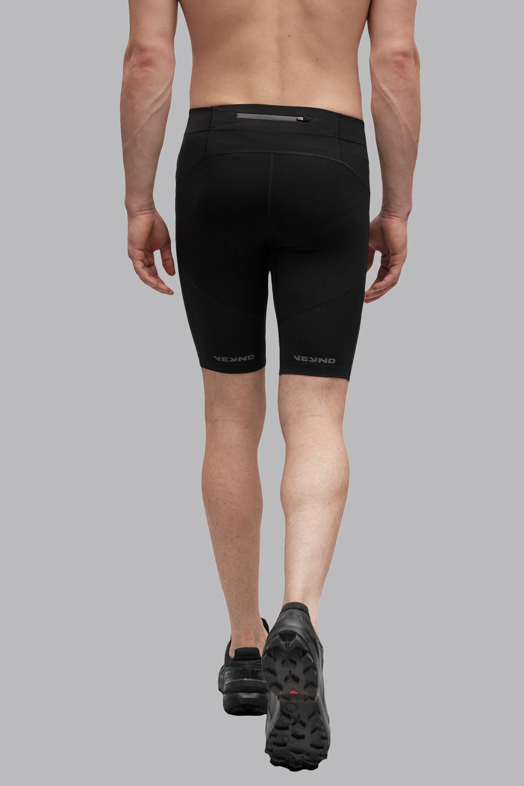 V_SCULPT® 9" HALF TIGHTS - Black