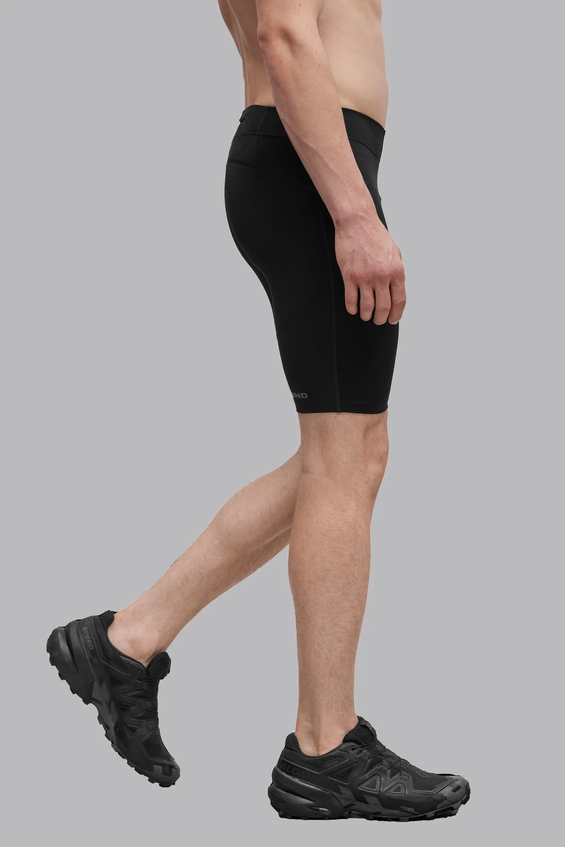 V_SCULPT® 9" HALF TIGHTS - Black