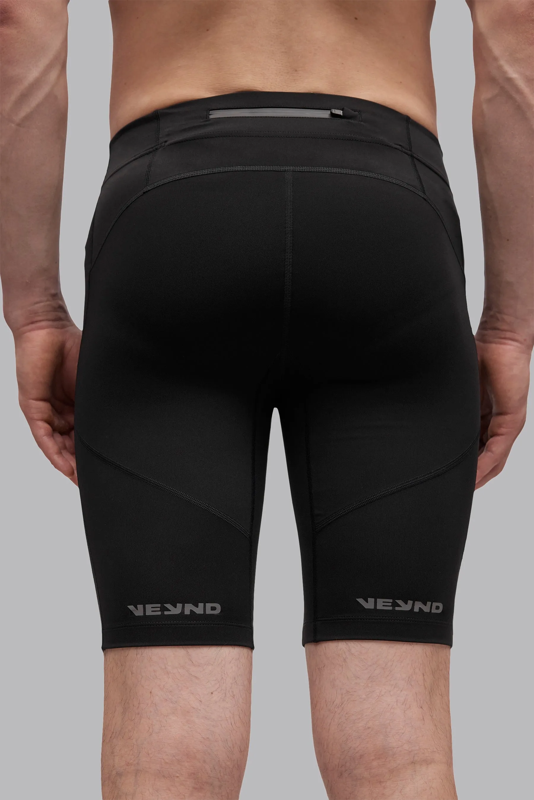 V_SCULPT® 9" HALF TIGHTS - Black