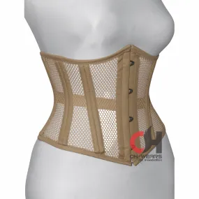 Women Hourglass Mesh Underbust Steel Boned Corset